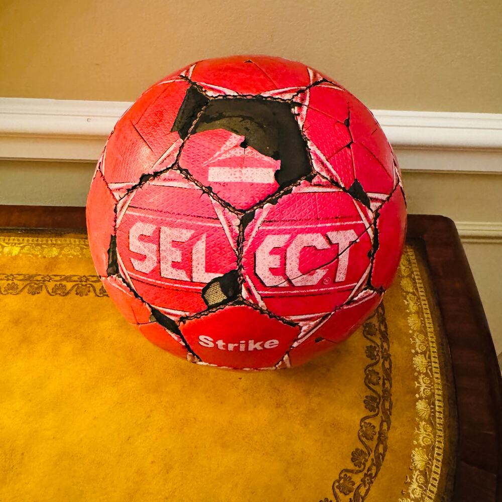 SELECT Pink Red Soccer Ball Size 4